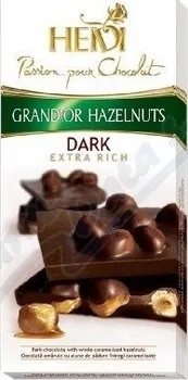 Čokoláda Čokoláda HEIDI Grand´or whole hazelnuts dark 100g