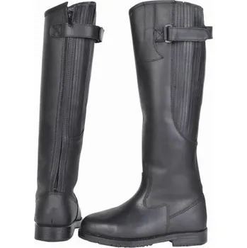 Jezdecká obuv Jezdecké zimní boty HKM Winter kožené