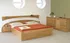 Dřevěná postel Petra - rovné čelo 220x120