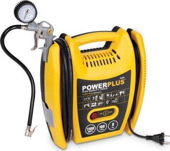 foto Kompresor Powerplus POWX1705 1100W