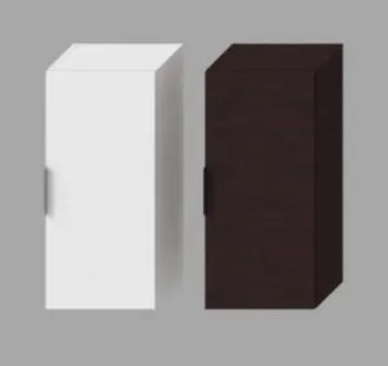 Koupelnový nábytek Jika CUBE Střední skříňka 75 cm, bílá 4.5371.1.176.300.1