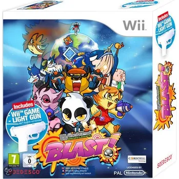 Hra pro starou konzoli Wicked Monsters Blast! + Light Gun Wii