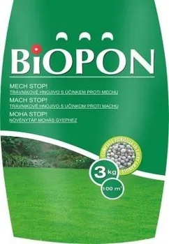 Hnojivo Biopon trávník mech stop 3 kg