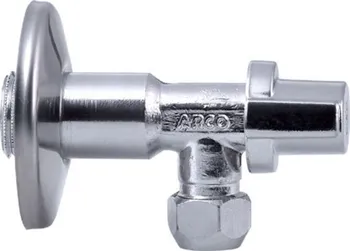 Ventil ARCO rohový ventil bez matky 1/2'x3/8', chrom, 2 ks v balení