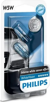 Autožárovka Žárovka W5W 12V WhiteVision 12961WHVB2 Philips