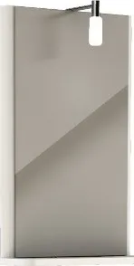 Zrcadlo KOLO Rekord závěsné zrcadlo 44 cm,s osvětlením, bílá 88418