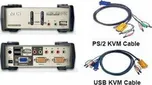ATEN 2 port KVMP USB+PS2, USB hub, aud.…