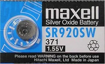 Baterie Avacom 371 Maxell knoflíková, Silver Oxid