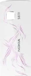 Náhradní kryt pro mobilní telefon Nokia C5-03 Silver White Spodní Kryt