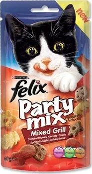 Pamlsek pro kočku Felix Party Mix Mixed Grill 60 g