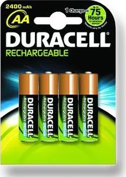 Článková baterie DURACELL nabíjecí článek 2400mAh, 1.2V, AA (HR06)