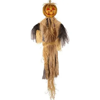 Party dekorace Faram Strašák s hlavou dýně 170 cm