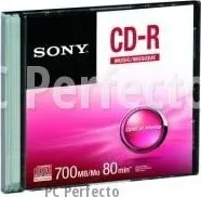 Optické médium Sony CD-R 700 MB slim case 48x 1 ks