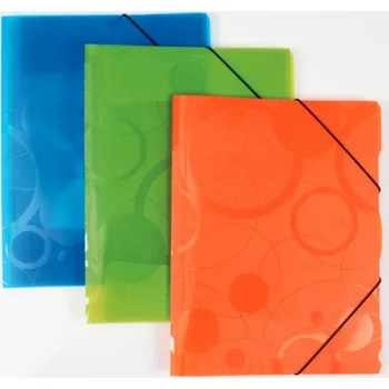 Spisové desky A4 s gumou NeoColori - modrá