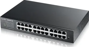 Switch ZyXEL GS1900-24E, 24-port Desktop Gigabit Web Smart switch: 24x Gigabit metal, IPv6, 802.3az (Green), Easy set up wizard