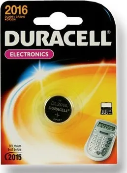 Článková baterie DURACELL knoflíkový článek 3V, CR2016 (DL2016)