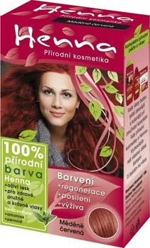 Barva na vlasy Henna přírodní barva na vlasy 33 g 123 měděně červená