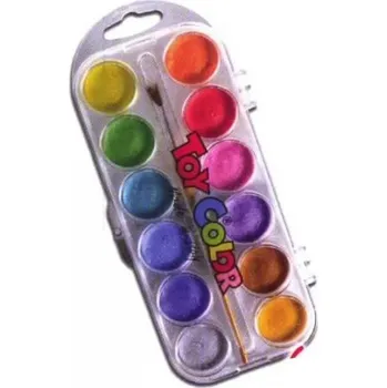 Vodová barva Vodové barvy perleťové TOY COLOR 12