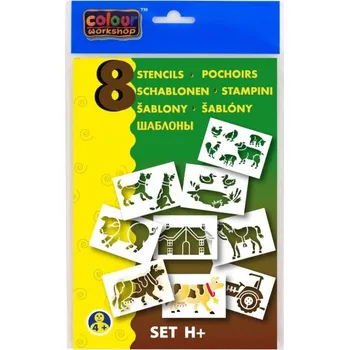 Centropen Šablony pro foukací fixy 9996  - H / domácí zvířata