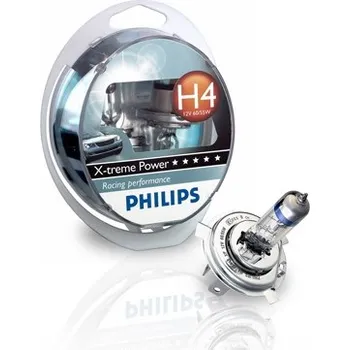 Autožárovka Philips X-treme Power H4 60/55W P43t 2 ks (12342XPS2)