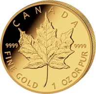 Kanadská královská mincovna Maple Leaf zlatá mince 1oz
