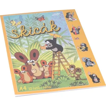 Bobo Skicák Krtek lepený A4-10 listů