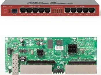 Routerboard Mikrotik RB2011iLS-IN 5x Gbit LAN, 5x 100 Mbit LAN, case, L4