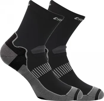 Pánské ponožky Ponožky Craft Warm Wool Multi 2-Pack černá 37-39