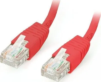 Síťový kabel Equip patch kabel U/UTP C6 0.5m červený