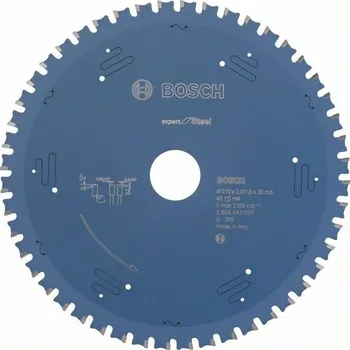 Pilový kotouč Bosch Pilový kotouč do okružních pil Expert for Steel 210 x 30 x 2,0 mm, 48