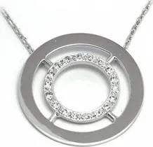 Náhrdelník Šperkový diamantový náhrdelník s přírodními diamanty 585/3,86gr J-21390-12 J-21390-12