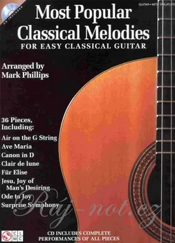 Most Popular Classical Melodies for Easy Classical Guitar + CD guitar & tab