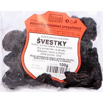 Sušené ovoce Hos Švestky sušené 100 g