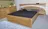 Dřevěná postel Petra - rovné čelo 200x120, Mahagon