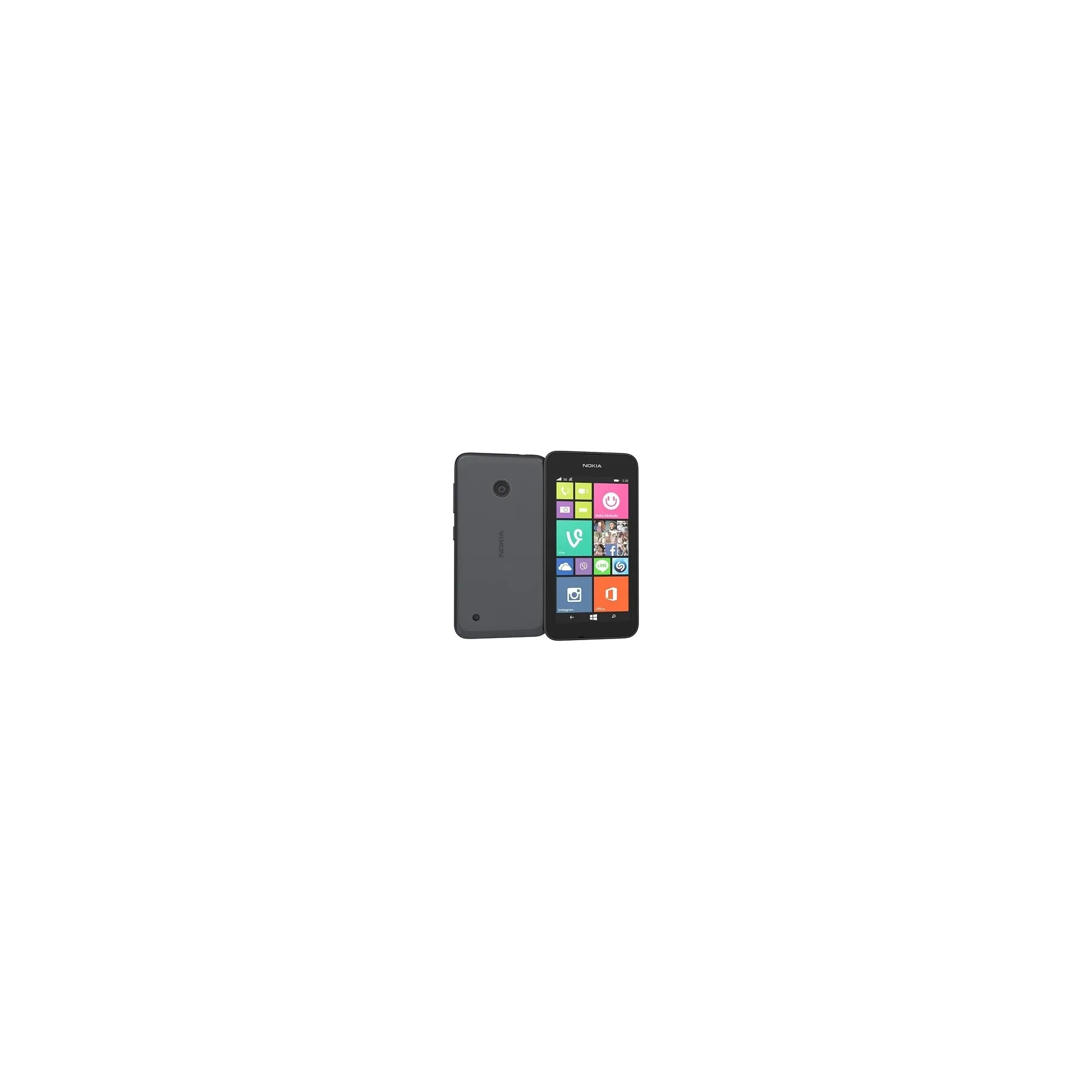 Fotografie 1 - Mobilní telefon Nokia Lumia 530 Single SIM šedý