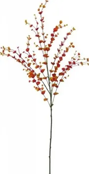 Umělá květina Eukalypt větvička, oranžová, 110cm