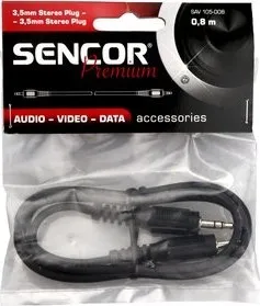 Audio kabel Sencor SAV 105-008 0,8 m