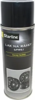 Autolak STARLINE Lak na ráfky černý lesklý, sprej 400ml (ACST041)