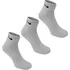 Pánské ponožky Nike Three Pack Quarter Socks Mens Black/White