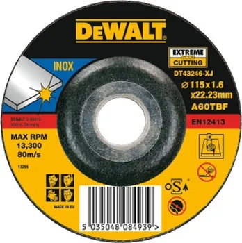 Řezný kotouč DeWALT řezný kotouč Extreme na narezovou ocel vypouklý 230-22.2-2 mm