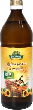 Rostlinný olej Biolinie Slunečnicový olej na pečení a smažení Bio 750 ml