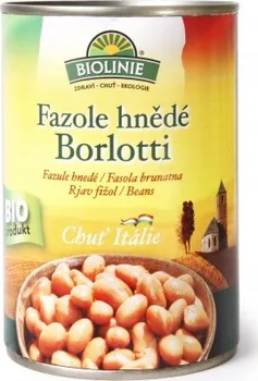 Luštěnina Biolinie Fazole hnědé Borlotti 400 g