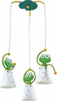 Dětské svítidlo Prezent Frog 3xE14 40 W bílé/zelené