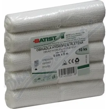 BATIST Medical Obinadlo hydrofilní pletené nesterilní 6cmx5m 10ks