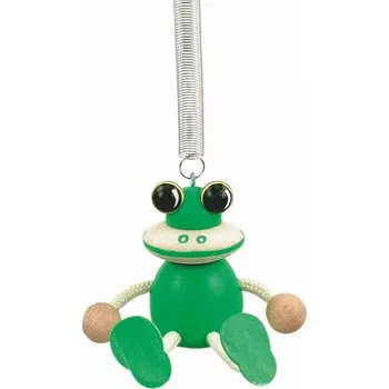 Dřevěná hračka Woody Pérák - Zelený žabák