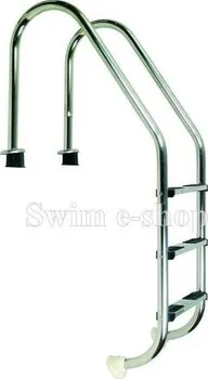 Bazénové schůdky Žebřík nerez Standard s pouzdrem 3 stupňový, AISI 304 