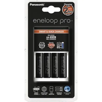 Nabíječka baterií Nabíječka Panasonic BQ-CC16 + 4xAA Eneloop Pro
