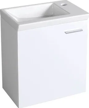 Koupelnový nábytek ZOJA umyvadlová skříňka 44x50x23,5cm, levá, bílá