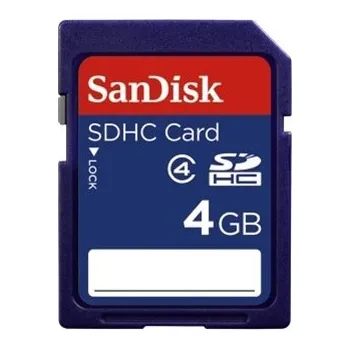 Paměťová karta SanDisk Standard SDHC Card 4GB