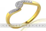 Diamantový luxusní prsten ze žlutého…